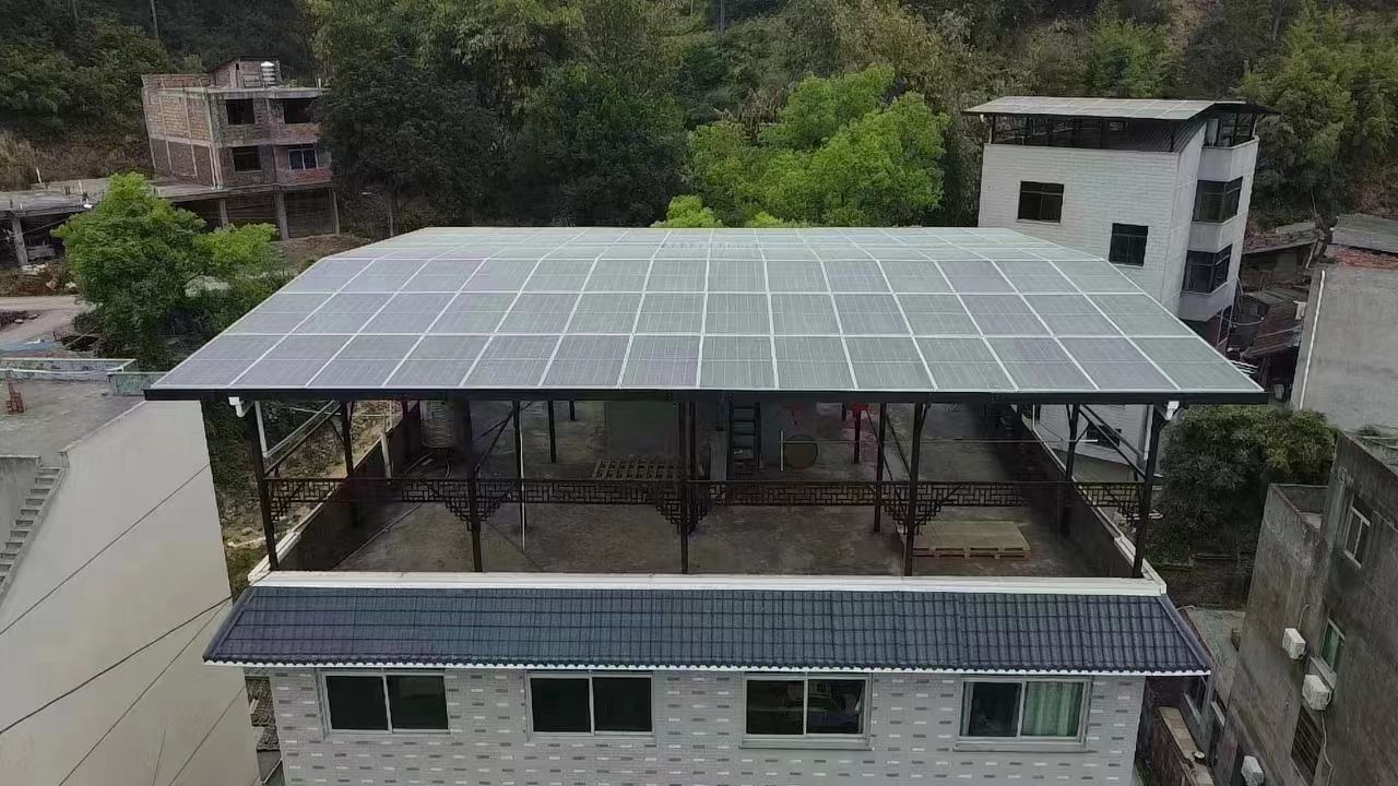 延边15kw+10kwh自建别墅家庭光伏储能系统